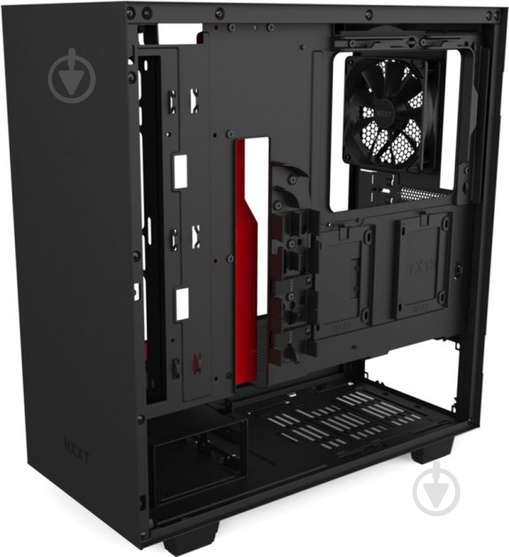 Корпус NZXT H510 Matte Black/Red (CA-H510B-BR) - фото 10