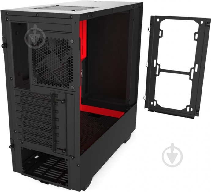 Корпус NZXT H510 Matte Black/Red (CA-H510B-BR) - фото 11