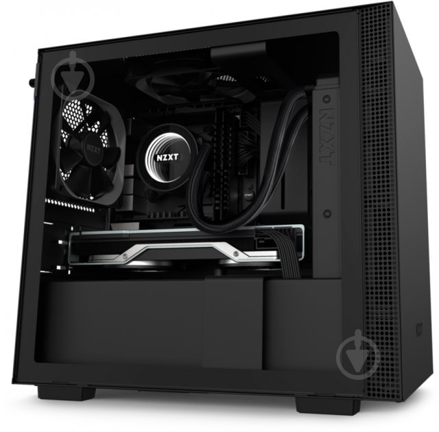 Корпус NZXT H210 Black/Black (CA-H210B-B1) - фото 16