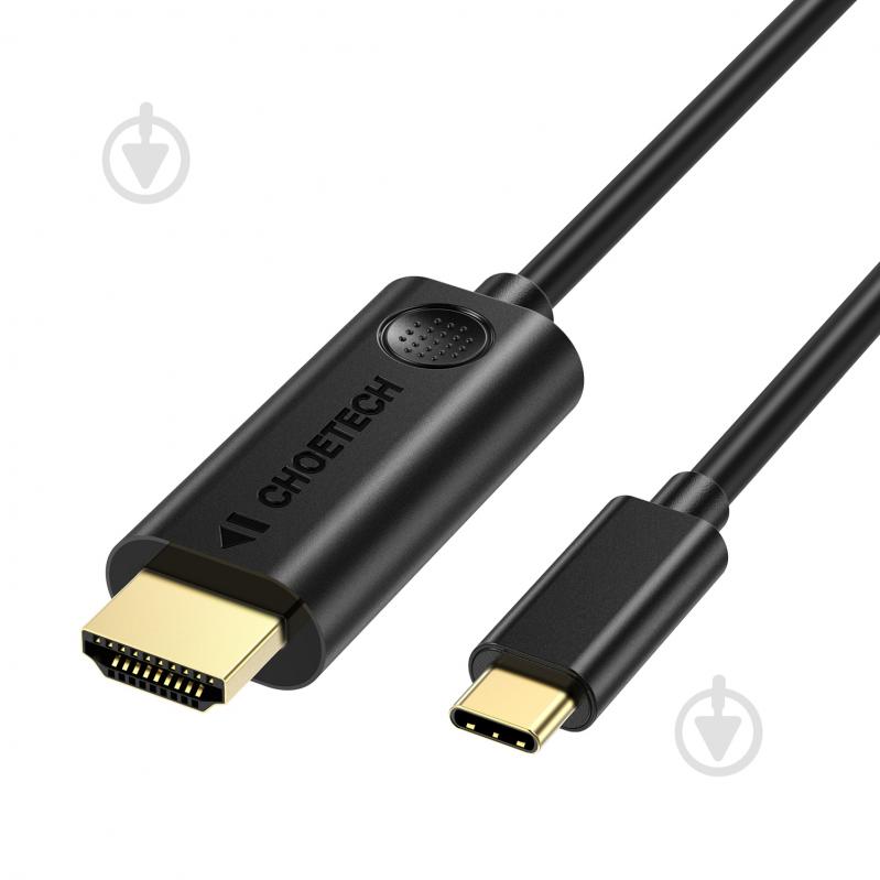 Кабель Choetech USB-C на HDMI 4K@30Гц 3 м чорний (XCH-0030BK) - фото 1