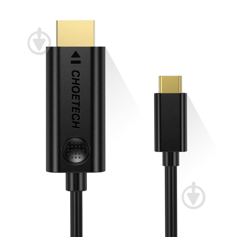 Кабель Choetech USB-C на HDMI 4K@30Гц 3 м черный (XCH-0030BK) - фото 2