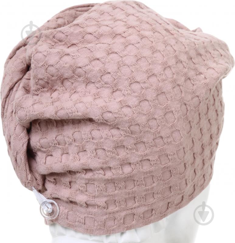 Чалма 3D Ф-133/1 вафельна бежевий Ярослав - фото 2 Чалма 3D Ф-133/1 вафельна бежевий Ярослав - фото 2