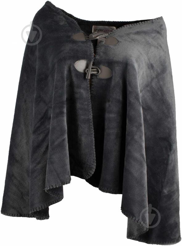 Пончо Underprice р. one size серый - фото 1