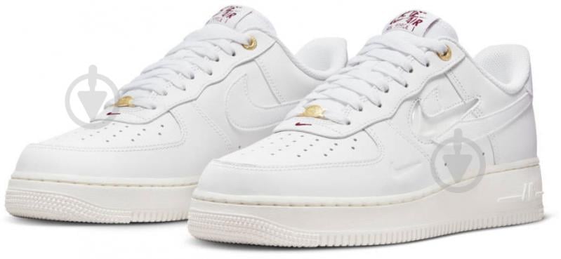 Кроссовки мужские демисезонные Nike AIR FORCE 1 DQ7664-100 р.45,5 белые - фото 5