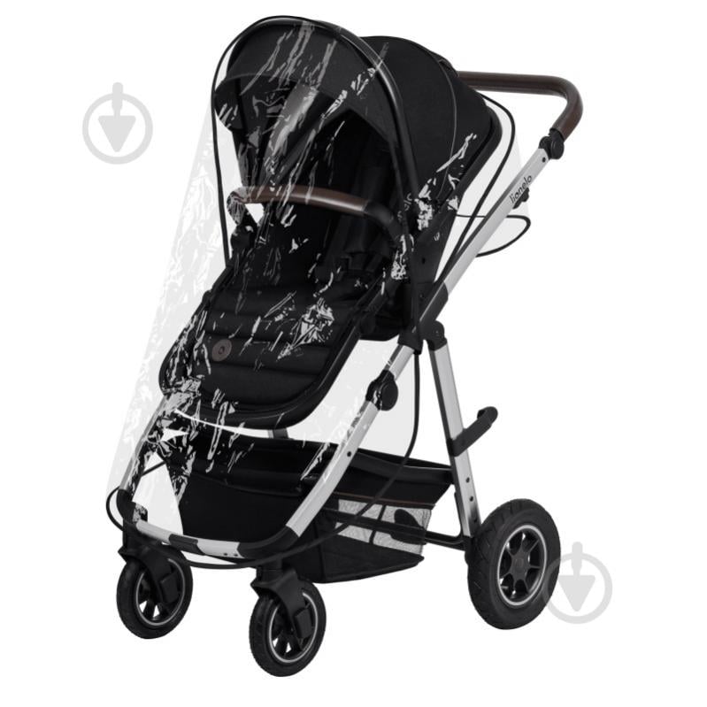 Коляска універсальна 2 в 1 Lionelo AMBER BLACK SILVER - фото 3