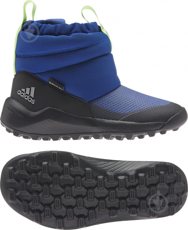 Черевики Adidas ActiveSnow C.RDY C FV3271 р.28,5 чорний із синім - фото 3