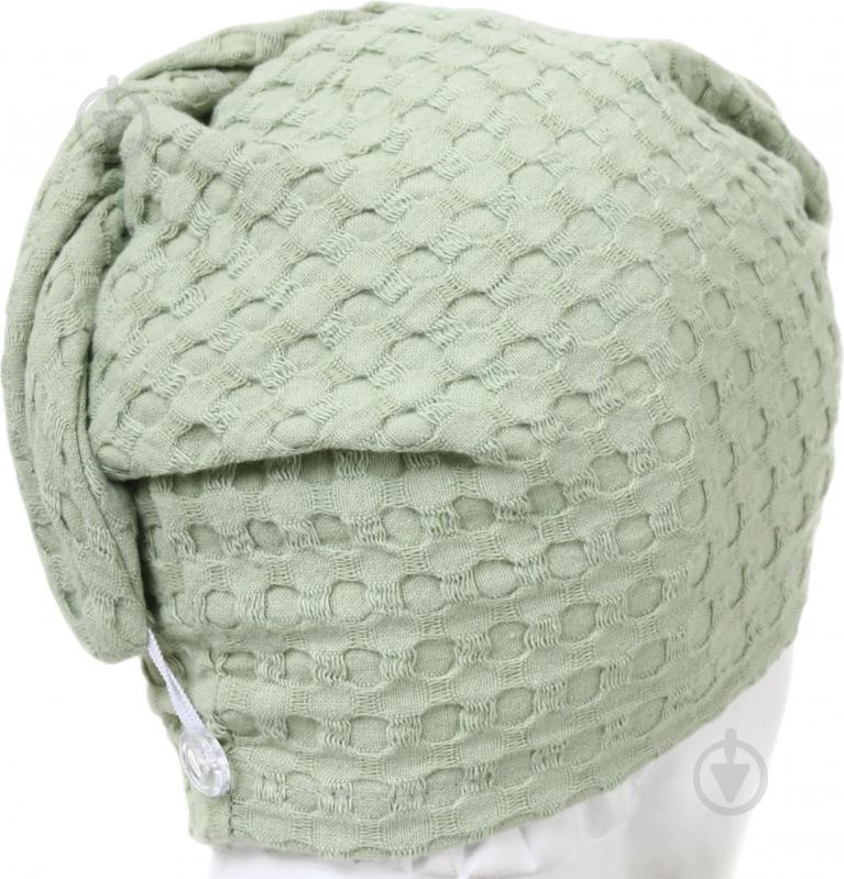 Чалма 3D Ф-133/1 вафельна оливковий Ярослав - фото 3 Чалма 3D Ф-133/1 вафельна оливковий Ярослав - фото 3