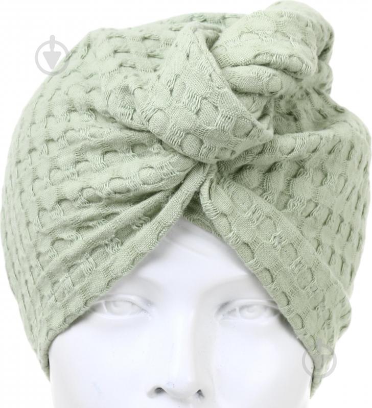 Чалма 3D Ф-133/1 вафельна оливковий Ярослав - фото 2 Чалма 3D Ф-133/1 вафельна оливковий Ярослав - фото 2