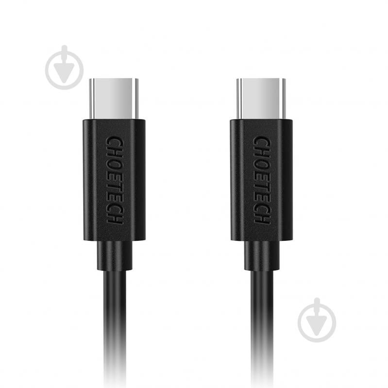 Кабель Choetech CC0003, USB 2.0, CUSB-C 2 м black (CC0003) - фото 1