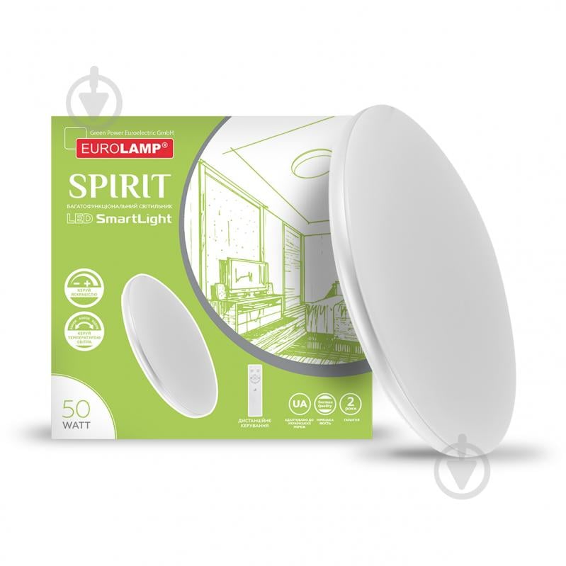 Світильник світлодіодний Eurolamp Smart Light Spirit N2 50 Вт білий 3000-6000 К LED-ZSL-50W-N2 - фото 1