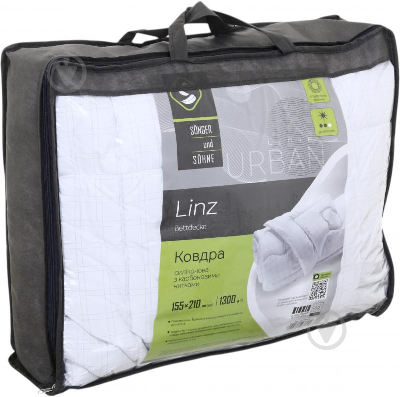 Ковдра Linz 155x210 см Songer und Sohne білий - фото 4 Ковдра Linz 155x210 см Songer und Sohne білий - фото 4