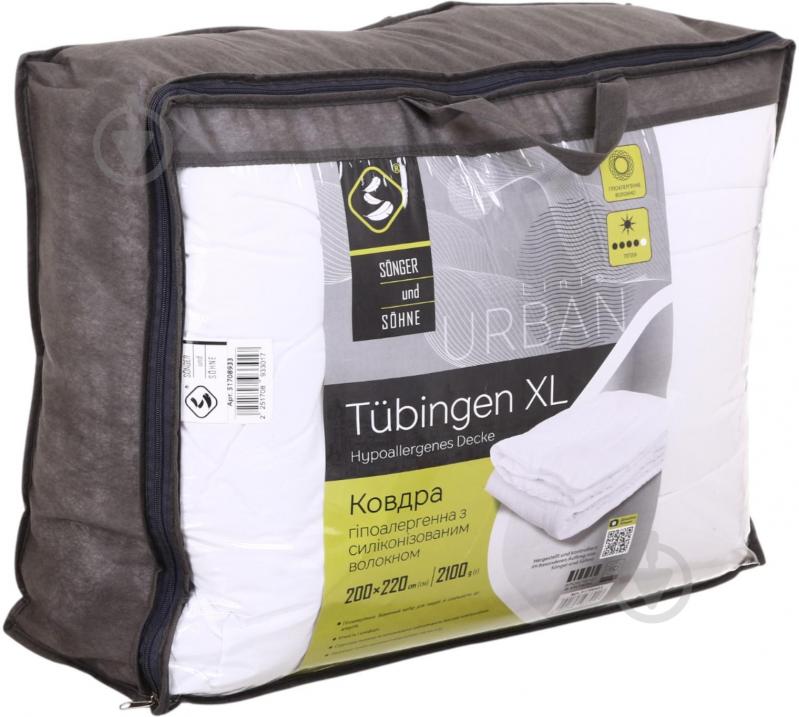 Ковдра Tubingen XL 200x220 см Songer und Sohne білий - фото 6