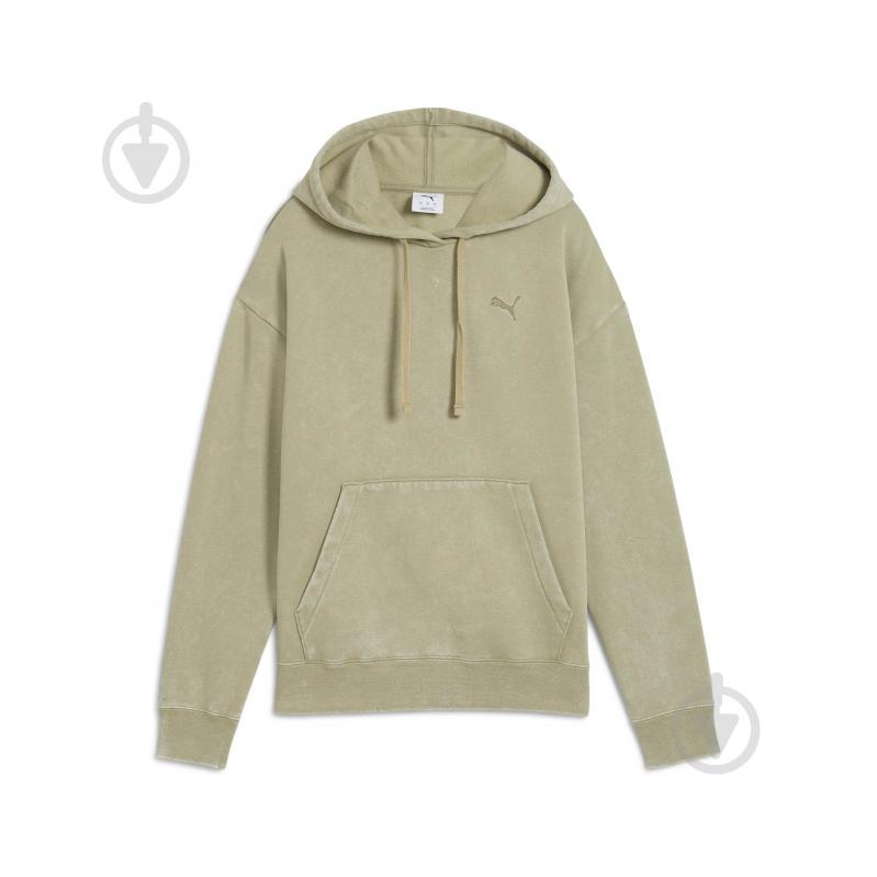 Джемпер Puma ESS ELEVATED Relaxed Wash Hoodie FL 68810382 р.M зеленый - фото 4 Джемпер Puma ESS ELEVATED Relaxed Wash Hoodie FL 68810382 р.M зеленый - фото 4