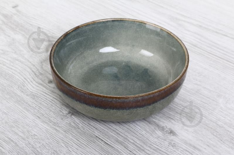 Салатник Fiora Gaia 16 см 800 мл зелена - фото 3 Салатник Fiora Gaia 16 см 800 мл зелена - фото 3