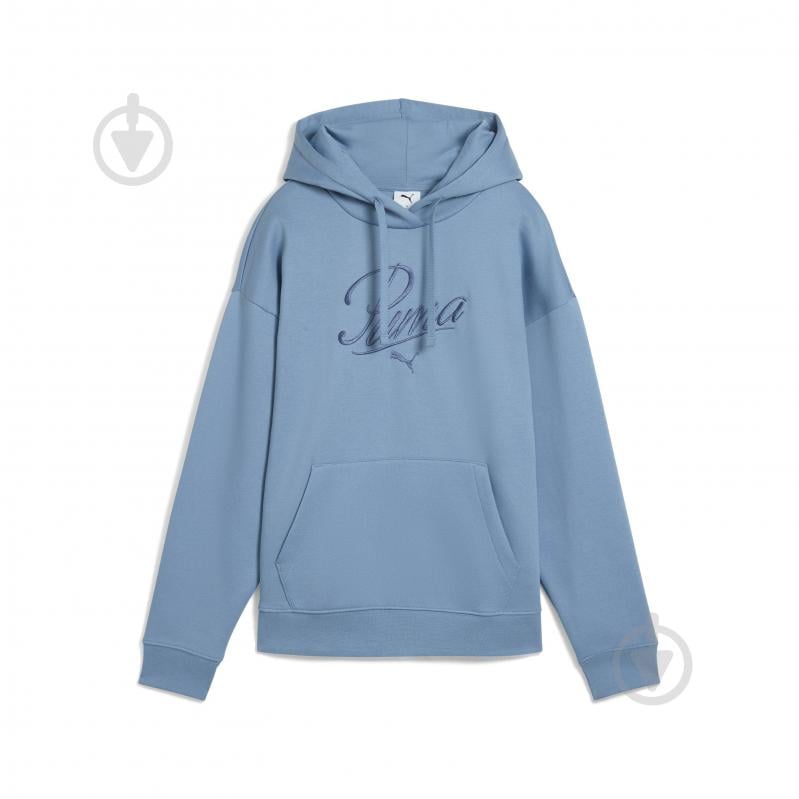 Джемпер Puma ESS SCRIPT Comfort Hoodie FL 68807234 р.M синий - фото 1 Джемпер Puma ESS SCRIPT Comfort Hoodie FL 68807234 р.M синий - фото 1