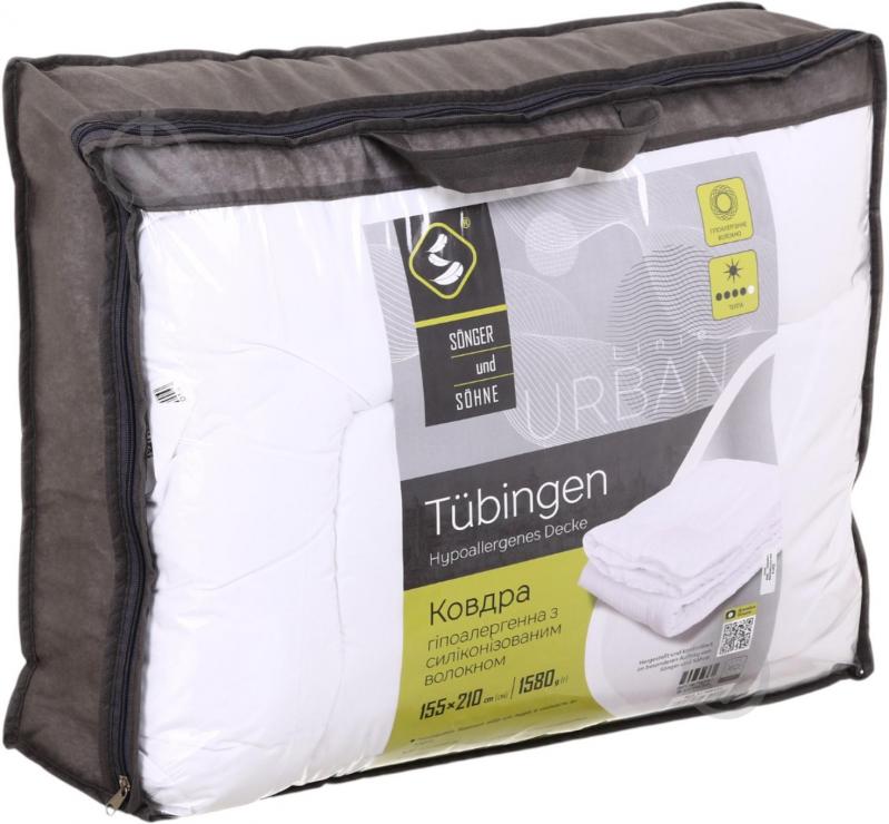 Ковдра Tubingen 155x210 см Songer und Sohne білий - фото 6