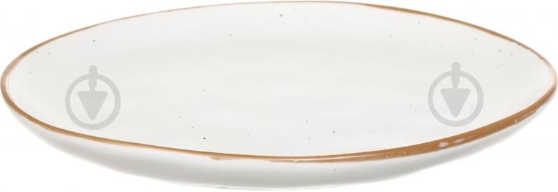 Тарелка обеденная Fiora Rustic Essence 21 см белая - фото 2