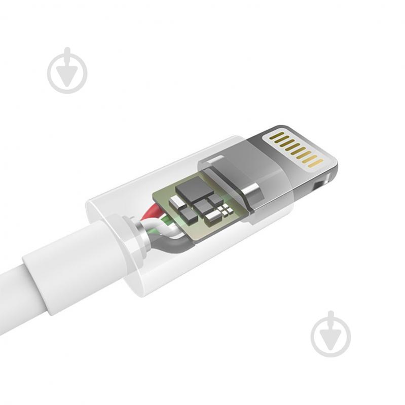 Кабель Choetech IP0027-WH USB-А/Lightning MFI 1,8 м белый (IP0027-WH) - фото 4 Кабель Choetech IP0027-WH USB-А/Lightning MFI 1,8 м белый (IP0027-WH) - фото 4