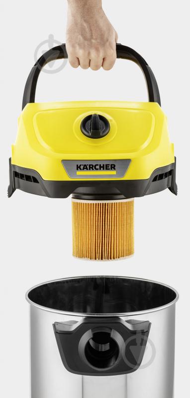 Пилосос Karcher акумуляторний WD 3-18 S V-17/20 1.628-575.0 - фото 5