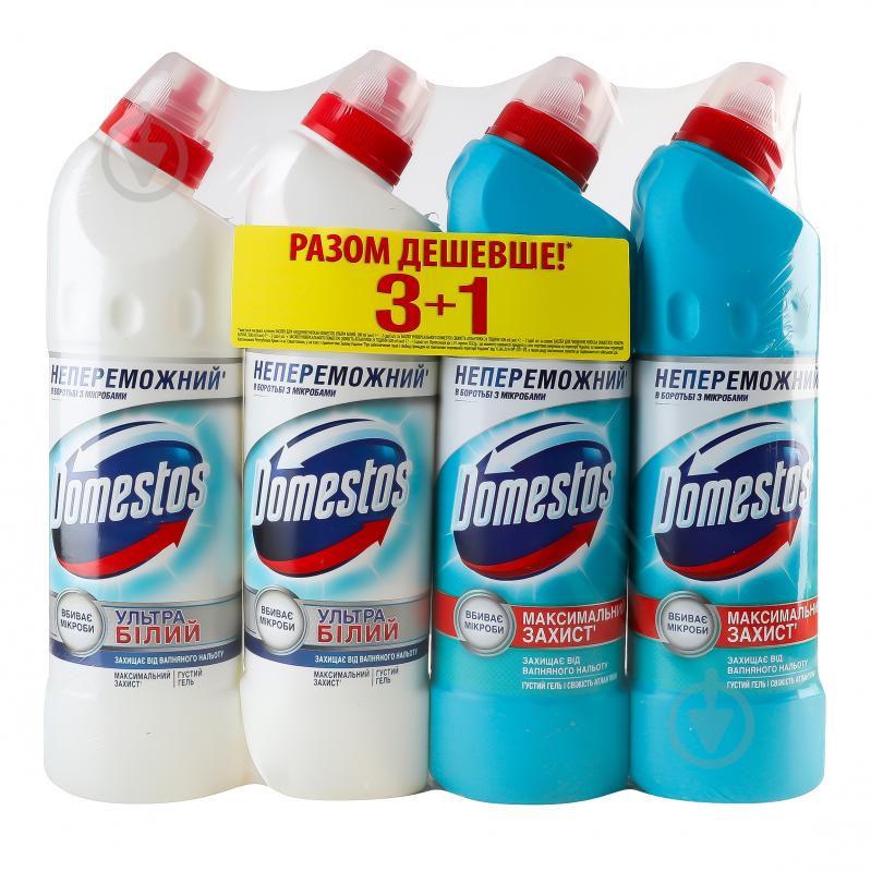 Средство для чистки унитаза Domestos комплект 2 л 62736462 - фото 1