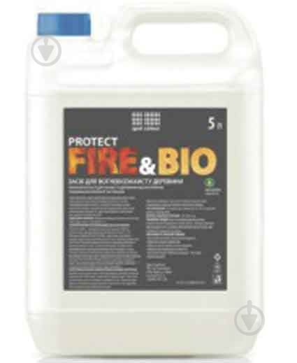 Огнебиозащита Spot Colour Protect Fire&Bio не создает пленку бесцветный 5 л - фото 1