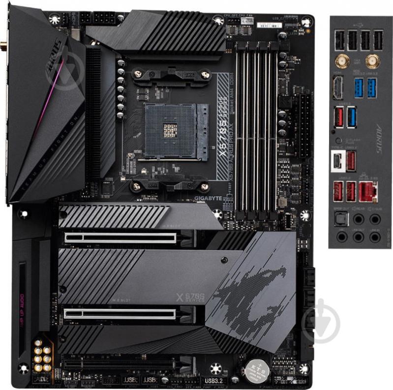 Материнская плата Gigabyte X570S AORUS PRO AX 1.1 (Socket AM4, AMD X570, ATX) - фото 1