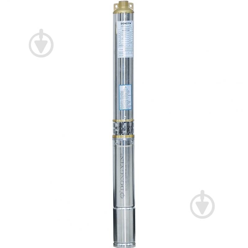 Насос скважинный Dongyin 0.37кВт H 35(26)м Q 90(60)л/хв Ø80мм AQUATICA 3SDm3.5/9 777090 - фото 1