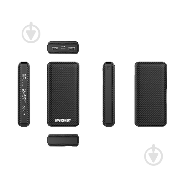 Повербанк Energizer 20000 mAh black (PX20B) - фото 2