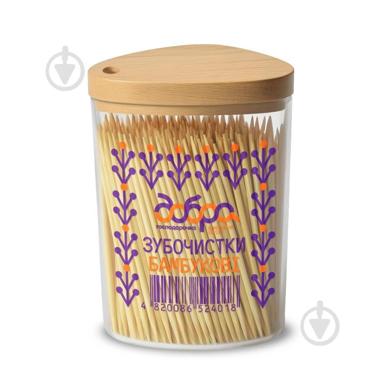 Зубочистки бамбуковые Добра господарочка 350 шт. - фото 1