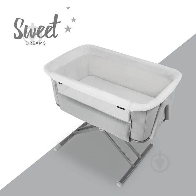 Кроватка детская Hauck Face to Me 2 Melange Grey 60853-1 - фото 18