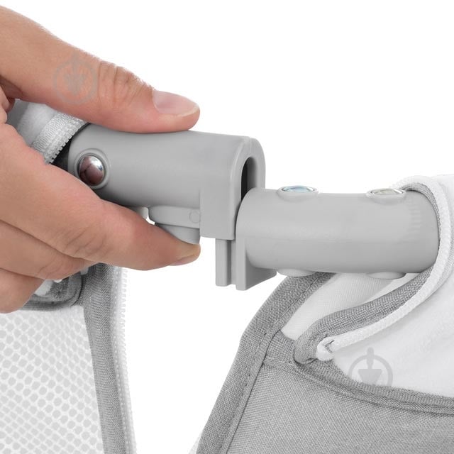 Кроватка детская Hauck Face to Me 2 Melange Grey 60853-1 - фото 4