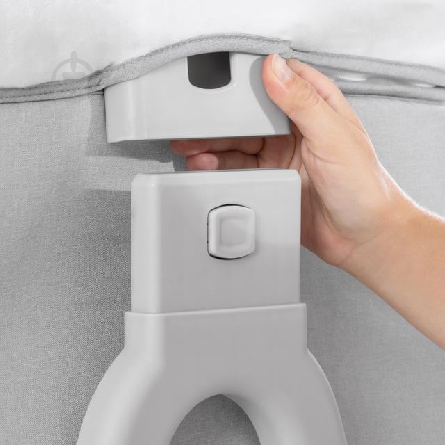 Кроватка детская Hauck Face to Me 2 Melange Grey 60853-1 - фото 6