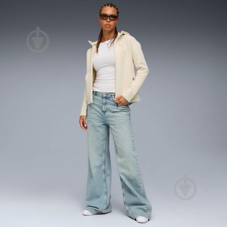 Джемпер Puma EVOSTRIPE FULL-ZIP HOODIE DK 68814187 р.S бежевый - фото 3 Джемпер Puma EVOSTRIPE FULL-ZIP HOODIE DK 68814187 р.S бежевый - фото 3