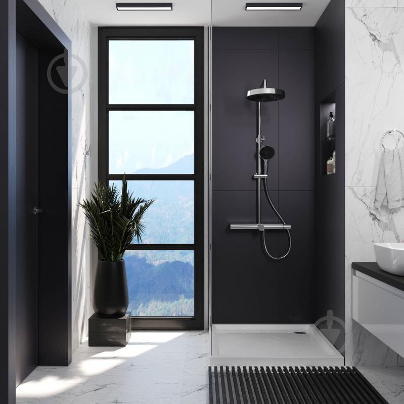 Душова система Koller Pool Orion PRO з термостатом, хром (OR045020CH) - фото 2