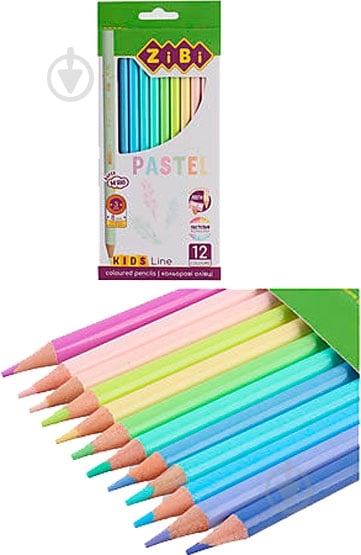 Олівці кольорові PASTEL 	ZB 2470 ZiBi - фото 3