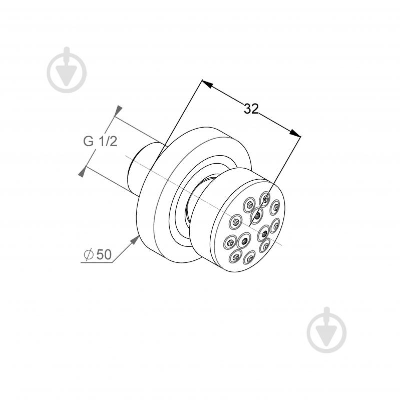 Форсунка Kludi Freshline 610830500 - фото 2