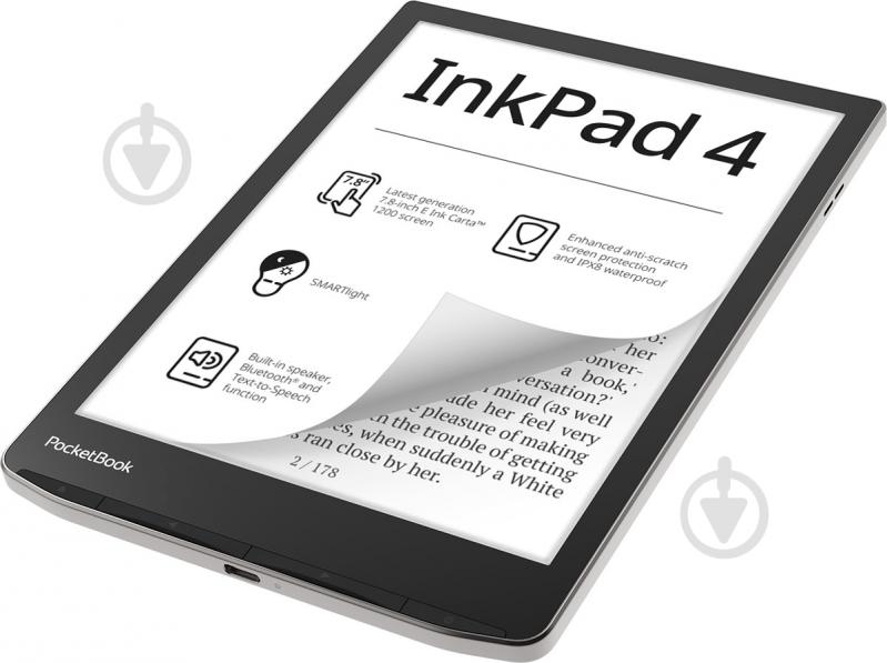 Электронная книга PocketBook 743G InkPad 4 black (PB743G-U-CIS) - фото 4