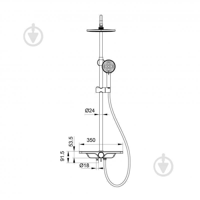 Душевая система Koller Pool Trend New Сhrome - фото 5