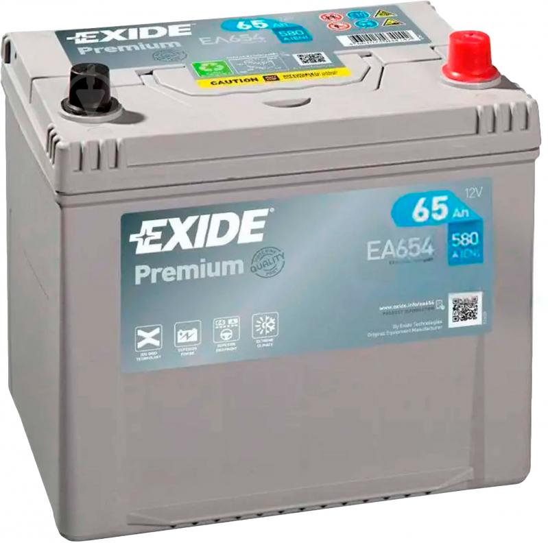 ᐉ Аккумулятор автомобильный EXIDE Premium 6СТ АзЕ 65Ah 580A 12V ...