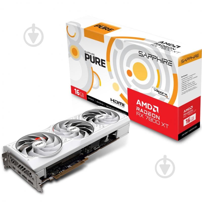 Відеокарта Sapphire Radeon RX 7800 XT 16GB GDDR6 256bit (11330-03-20G) - фото 7