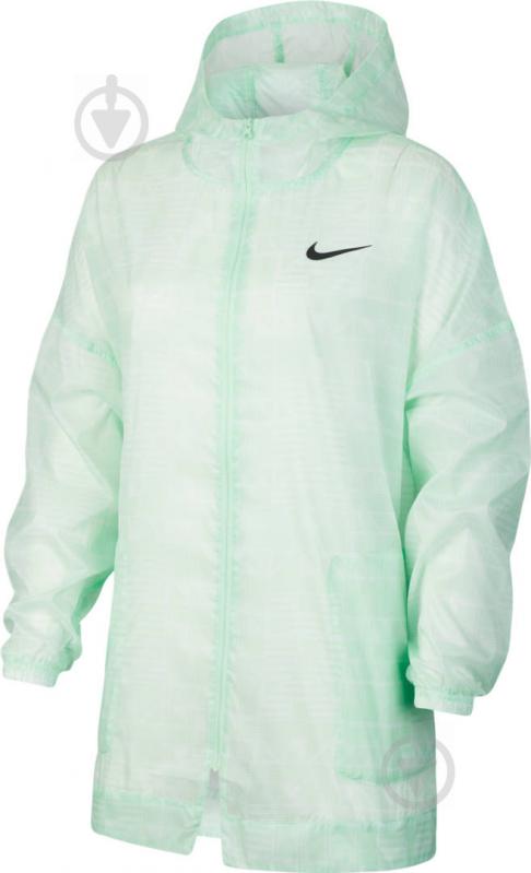 Пуховик жіночий Nike W NSW INDIO JKT WOVEN AOP CJ3038-318 р.L зелений - фото 1