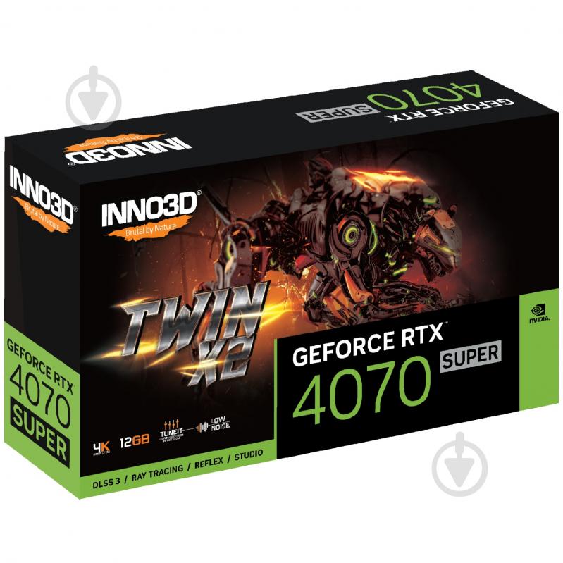 Видеокарта Inno3D GeForce RTX 4070 Super 12GB GDDR6X 192bit (N407S2-126X-186162N) - фото 2