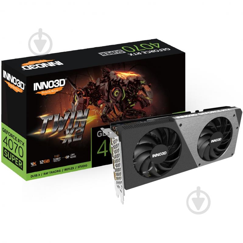 Видеокарта Inno3D GeForce RTX 4070 Super 12GB GDDR6X 192bit (N407S2-126X-186162N) - фото 3