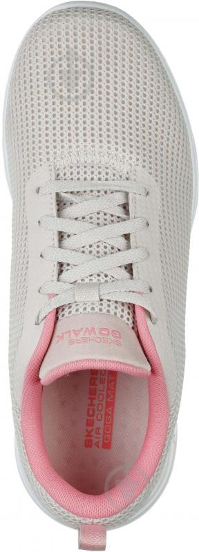 Кроссовки женские демисезонные Skechers Go Walk Joy 15641 OFPK р.37 бежевые - фото 3