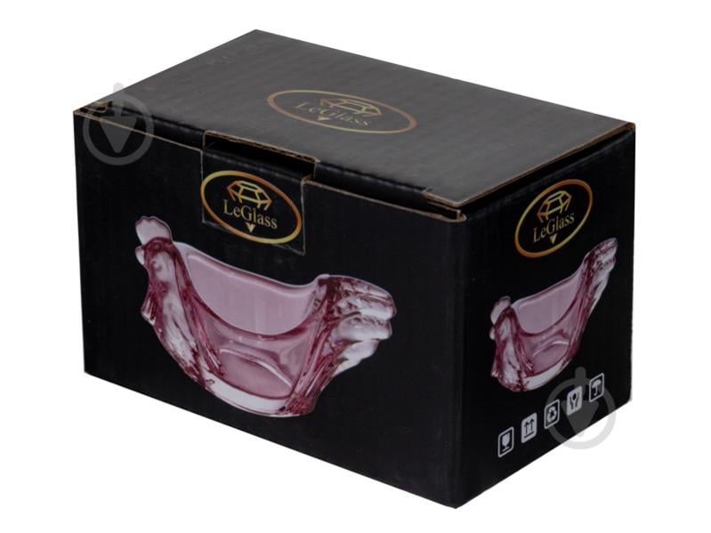 Подставка для яиц LeGlass Chicken 10х5,5х5,5 см pink 355-293 - фото 2 Подставка для яиц LeGlass Chicken 10х5,5х5,5 см pink 355-293 - фото 2