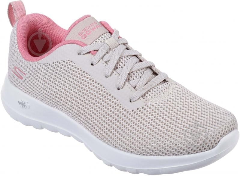 Кроссовки женские демисезонные Skechers Go Walk Joy 15641 OFPK р.38 бежевые - фото 1