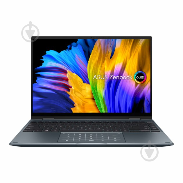 Ноутбук Asus ZenBook 14 Flip OLED 14" (90NB0V41-M004Y0) pine grey - фото 1