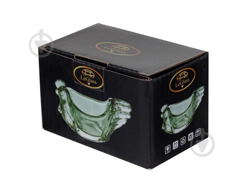 Подставка для яиц LeGlass Chicken 10х5,5х5,5 см green 355-292 - фото 2