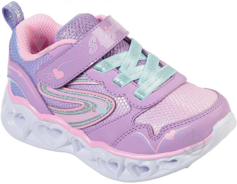 Кросівки для дівчаток демісезонні Skechers 20294N LVMT р.23 різнокольорові - фото 1