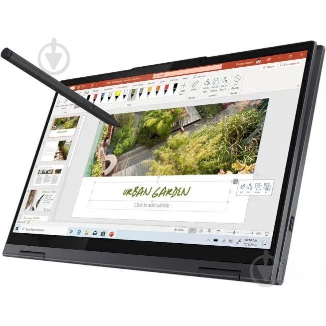 Ноутбук Lenovo Yoga 7 14ACN6 14" (82N7009QRA) slate grey - фото 4